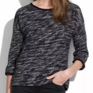 Madewell black Marled Shadetree pullover sweater XS